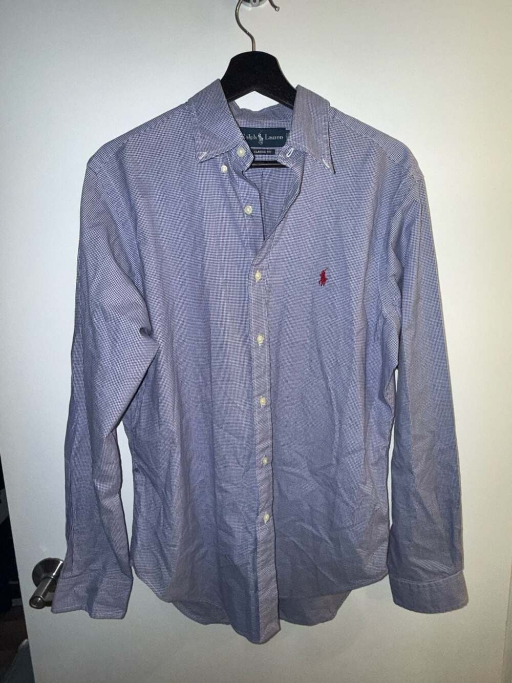 Ralph Lauren Classic Fit Gingham Button Down Shirt